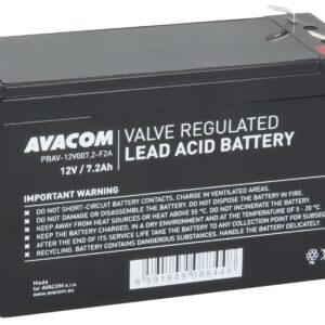 AVACOM batéria 12V 7,2Ah F2 (PBAV-12V007,2-F2A)