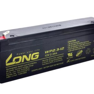 Long 12V 2,3Ah olovený akumulátor F1 (WPS2,3-12)