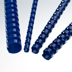 Plastové chrbty 6 mm, modré