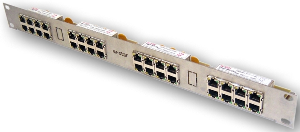 W-Star Police pre 4ks Power Panel 4 port LX do 19" Rack, WSDR19PWP8LX