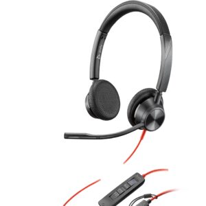 POLY BLACKWIRE 3325,TEAMS,USB-C,USB-C/A ADAPTER