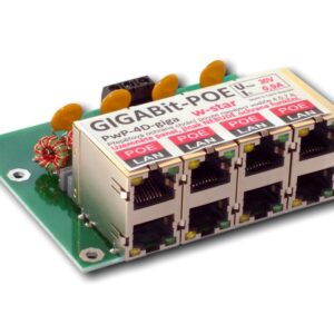 W-Star Gigabit 4 port napájací panel 30V, s ochranou, poistkou a signalizáciou