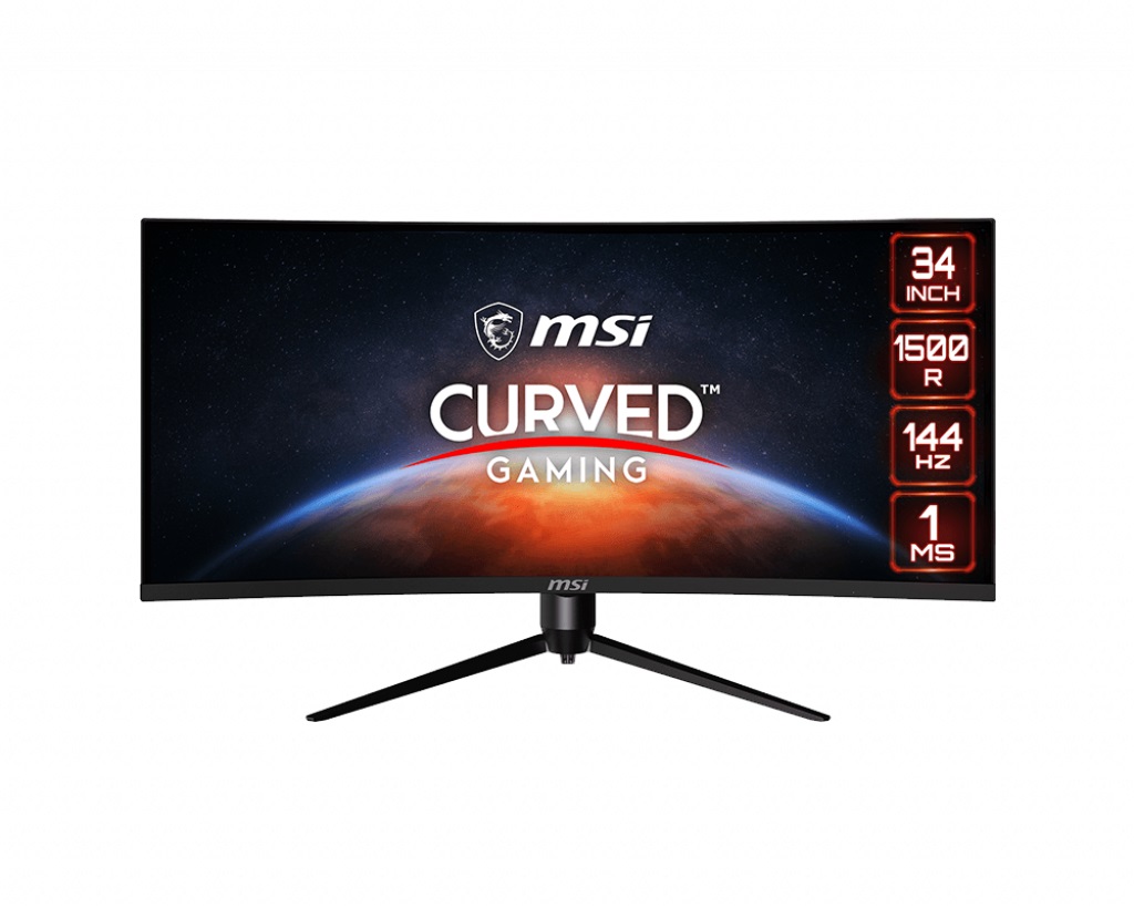 MSI Optix/MAG342CQR/34"/VA/wQHD/144Hz/1ms/Čierna/3R