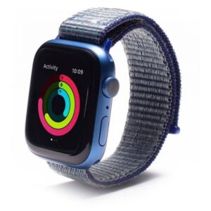 ZAGG GEAR4 sp. remienok Apple Watch 45/44/42mm modrá