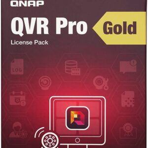 QNAP LIC-SW-QVRPRO-GOLD-EI - QNAP QVR Pro License - 8 ďalších kamier a neobmedzené prehrávanie