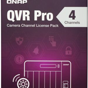 QNAP LIC-SW-QVRPRO-4CH-EI - QVR Pro licencie pre 4 ďalšie kamery