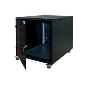 19" kontajner.rozvádzač 12U,hl.1000mm,nosnosť 200kg čierny