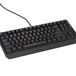 Genesis herná klávesnica THOR 230/TKL/RGB/Outemu Brown/Drôtová USB/US layout/Čierna