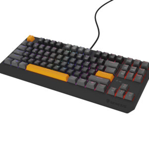 Genesis herná klávesnica THOR 230/TKL/RGB/Outemu Red/Drôtová USB/US layout/Anchor Positive Šedá