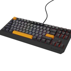 Genesis herná klávesnica THOR 230/TKL/RGB/Outemu Red/Drôtová USB/US layout/Anchor Negative Šedá
