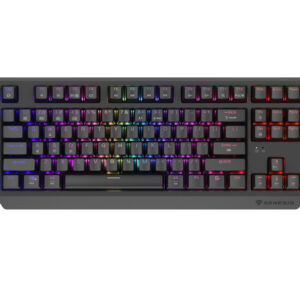 GENESIS herná klávesnica THOR 230/TKL/RGB/Outemu Silent Lemon/Bezdrôtová USB + Bluetooth/US layout/Č