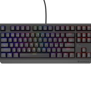 Herná klávesnica Genesis THOR 230/TKL/RGB/Outemu Red/Drôtové USB-A/ CZ- SK layout/Čierna