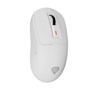 Genesis herná myš ZIRCON 660 PRO/Herná/Optická/Pre pravákov/26 000 DPI/Drôtová+bezdrôtová/Biela