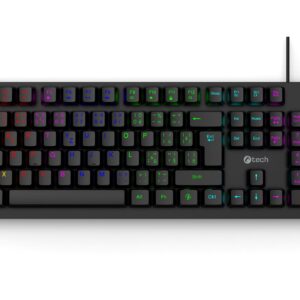 Herná klávesnica C-TECH Riven (GKB-16), RGB, USB