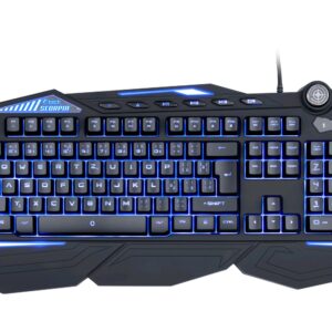 C-TECH Scorpia V2/Drôtová USB/ CZ- SK layout/Čierna