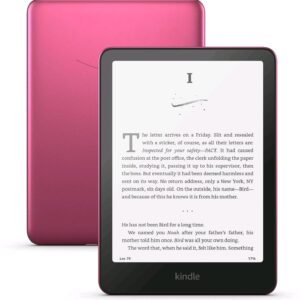 E-book Amazon Kindle Paperwhite Signature Edition 2024 (32 GB), maliny, BEZ REKLAM