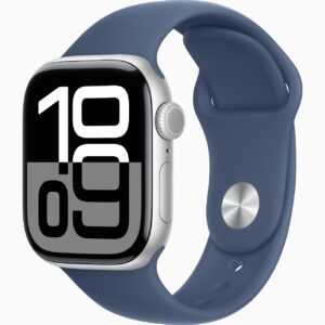 Apple Watch S10/42mm/Silver/Šport Band/Denim/-M/L