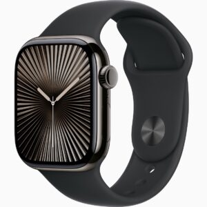 Apple Watch S10 Cell/46mm/Slate Grey/Šport Band/Black/-S/M