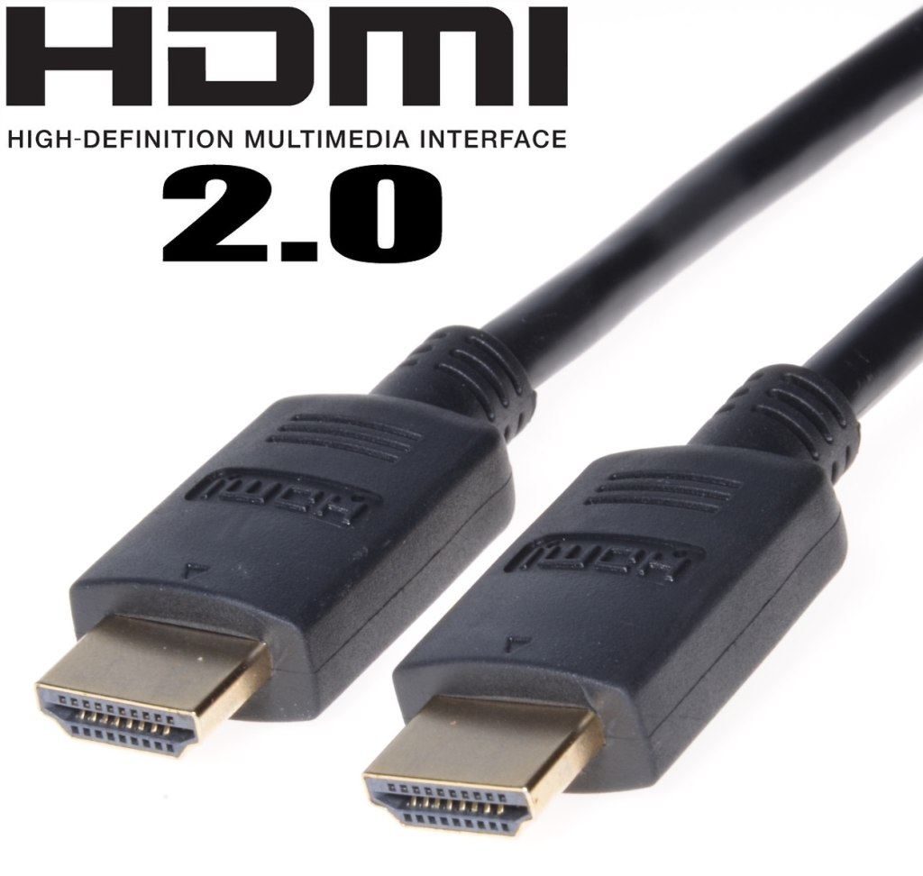 PremiumCord HDMI 2.0 High Speed+Ethernet, pozlátené konk., 1m