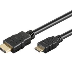 PremiumCord Kábel HDMI A - HDMI mini C, 1m