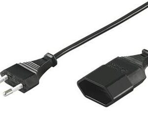 PremiumCord Kábel sieťový predlžovací dvojvidlica 230V 2m