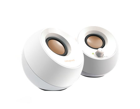 CREATIVE Pebble/Stereo/4W/Biela