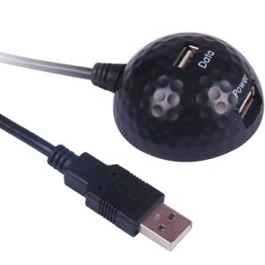 PremiumCord USB 2.0 stolný držiak USB, MF, 1,8m