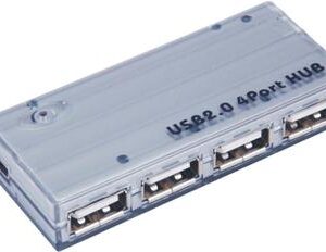 PremiumCord USB 2.0 HUB 4-portový s napájacím adaptérom 5V 2A