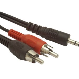 GEMBIRD kábel minijack 3.5mm - 2x RCA M/M 2,5m