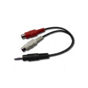 GEMBIRD kábel mnijack - 2xCinch (F), 20cm