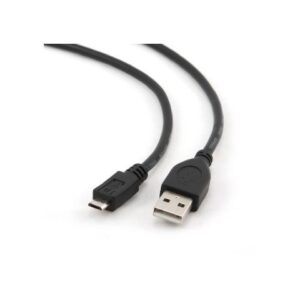 GEMBIRD kábel USB2.0 - microUSB, 3m, čierny