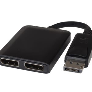 PremiumCord adaptér DisplayPort - 2x DisplayPort, rozšírenie + zrkadlenie obrazu, 4K*2K@30Hz