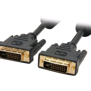 Kábel C-TECH prípojný DVI-DVI, M/M, 1,8m DVI-D, dual link