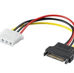 PremiumCord Napájacia redukcia Molex 5.25" F - S-ATA M