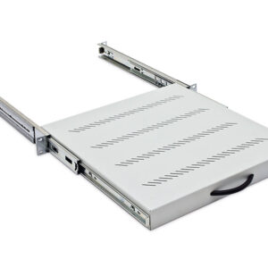 19" výsuv.polica 450mm plnovýsuv, nosn.30kg šedá