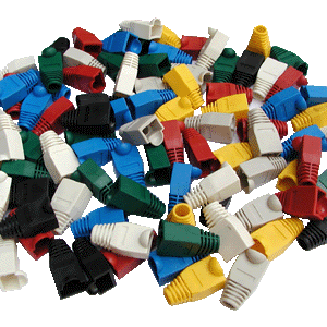 DATACOM Ochrana RJ45 s bublinkou ČIERNA (10 ks)