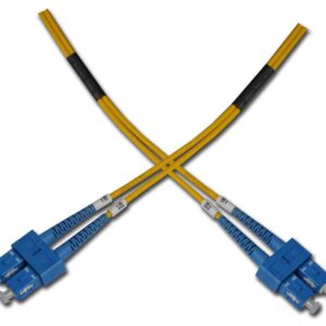 Optický patchkábel duplexný, SC-SC 9/125um SM 1m, OS2