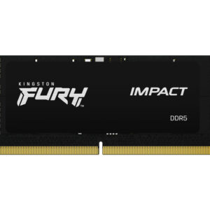 Kingston FURY Impact/SO-DIMM DDR5/16GB/4800MHz/CL38/1x16GB/Black