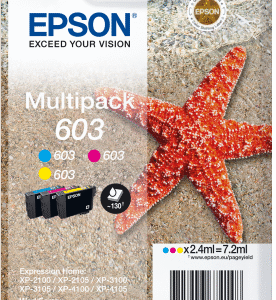 Epson multipack 3-colours 603, Cyan, Magenta, Yellow