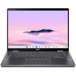 Acer Chromebook Plus Spin 714/CP714-1HN/U5-115U/14"/WUXGA/T/8GB/256GB SSD/Iris Xe/Chrome/Gray/2R