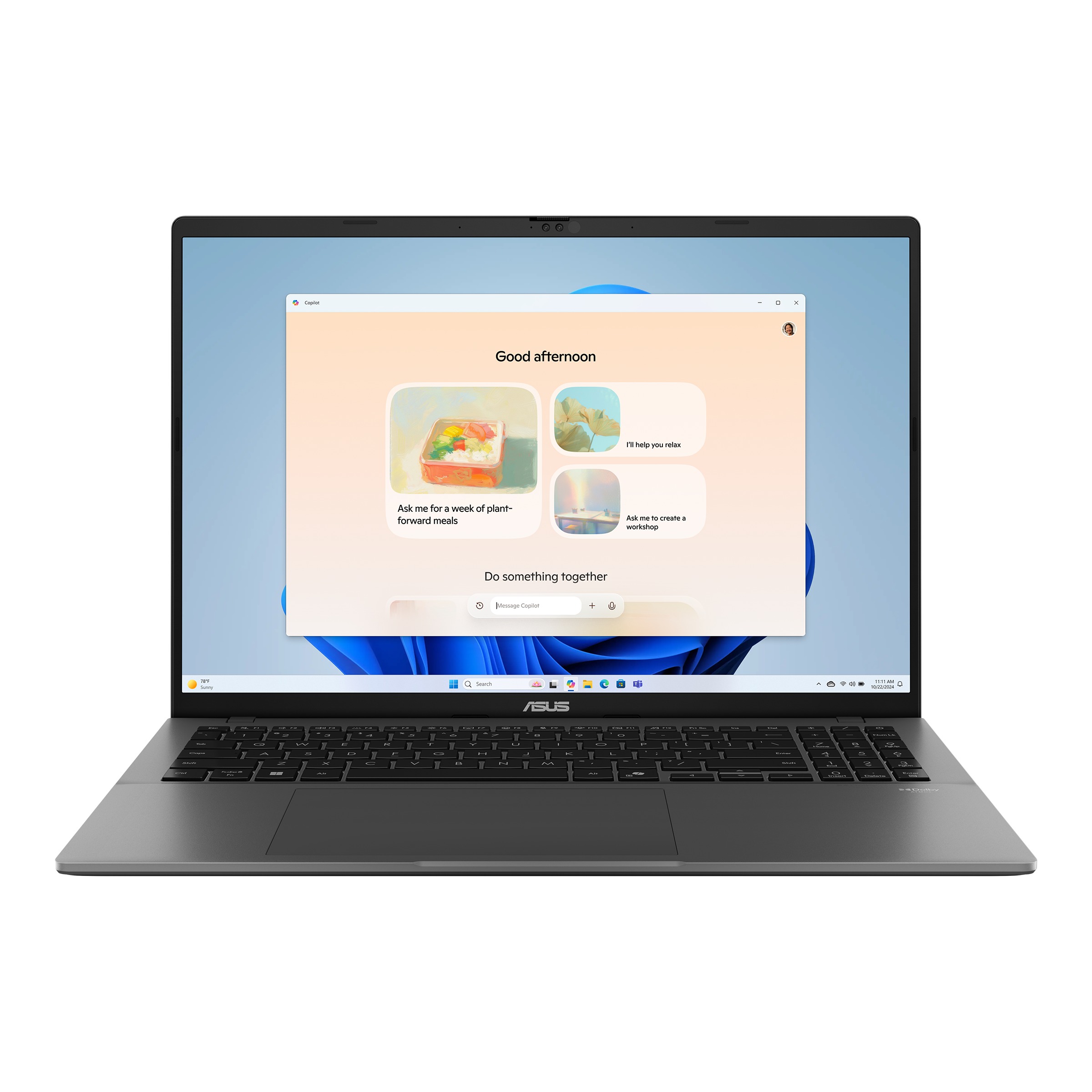 ASUS Vivobook S 16/M3607KA-OLED008W/AI7-350/16"/WUXGA/32GB/1TB/AMD int/W11H/Gray/2R