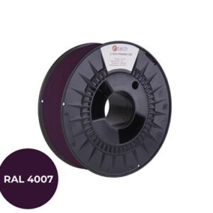 Tlačová struna (filament) C-TECH PREMIUM LINE, PLA, purpurová fialková, RAL4007, 1,75mm, 1kg
