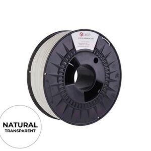Tlačová struna (filament) C-TECH PREMIUM LINE, PETG, transparentná, 1,75mm, 1kg