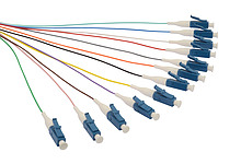 Pigtail 9/125 LCupc SM OS 1,5m, balenie 12ks farby