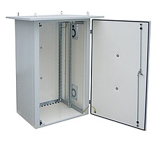 Rack termoizolovaný LC-07, 15U 700x400, RAL 7035 s vent. pravá bočnica