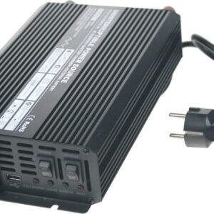 Menič napätia Carspa UPS600-12 12V/230V 600W s nabíjačkou 12V/10A a funkciou UPS