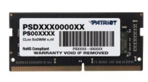 Patriot/SO-DIMM DDR4/16 GB/3200MHz/CL22/1x16GB