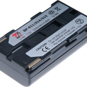 Batéria T6 power Canon BP-911, BP-914, BP-915, 2600mAh, 18,7Wh, čierna