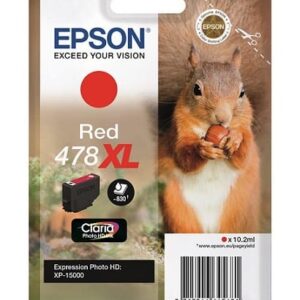 Epson Singlepack Red 478XL Claria Photo HD Ink