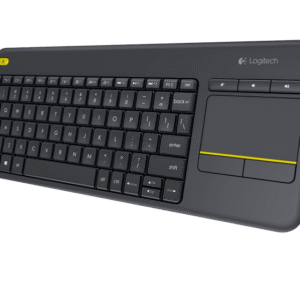 Logitech K400 plus/Bezdrôtová USB/ CZ- SK layout/Čierna